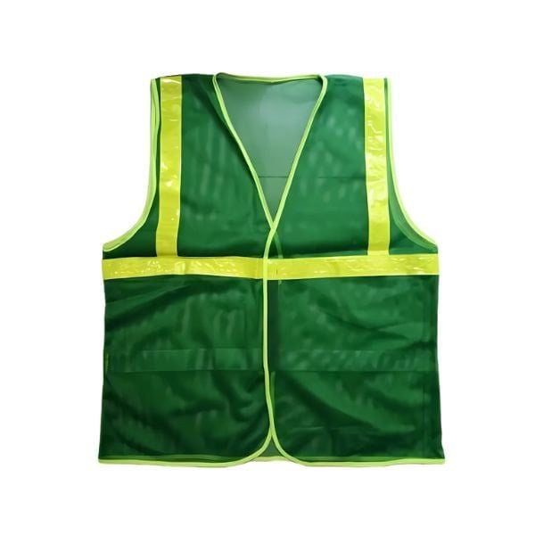 Áo Phản Quang Xanh 1 Dây Vàng