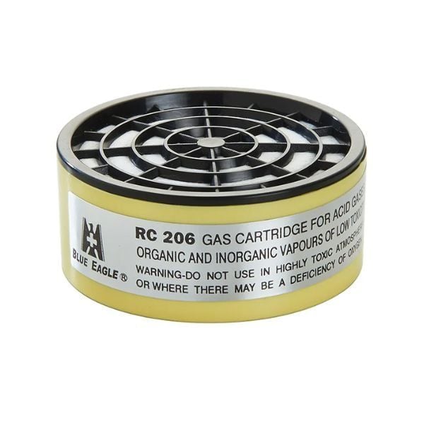 Phin lọc khí hữu cơ và vô cơ axit nồng độ thấp BLUE EAGLE RC206