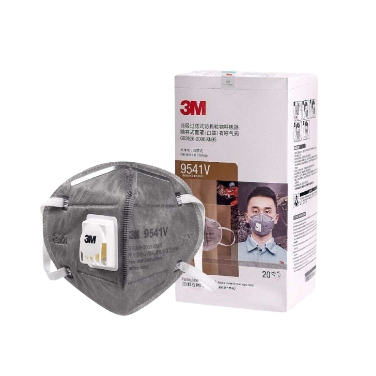 Khẩu trang 3M 9541V Có van kt