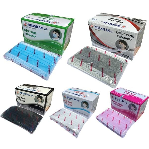 Khẩu Trang Y Tế 4 Lớp Khánh An Cao Cấp